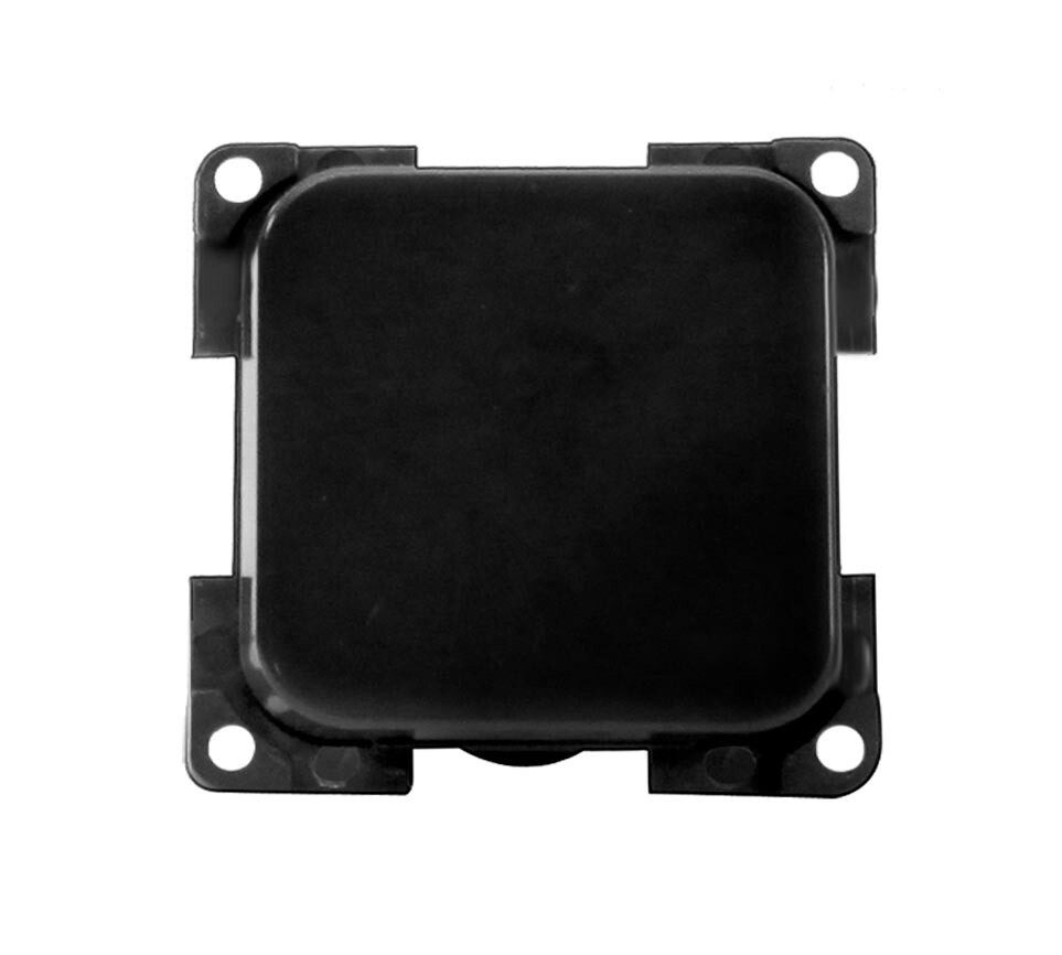 BLACK C-Line Single Switch - 12V Rocker for Lighting