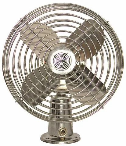 12V 6&quot; All Metal Car Fan - 2 Speed