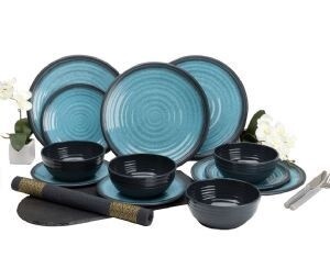 Granite Aqua 12PC Dinner Set