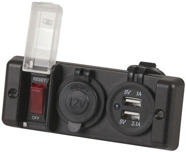 USB 12V Cigarette Lighter Power Socket