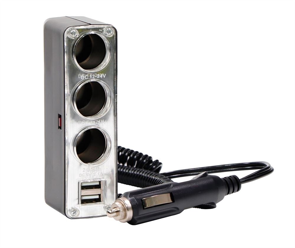 Triple Socket with Twin USB