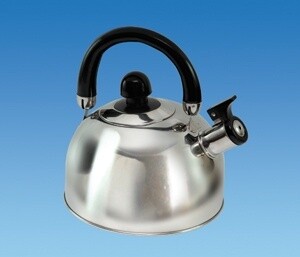 CHROME 1.6 Ltr Gas Hob Kettle