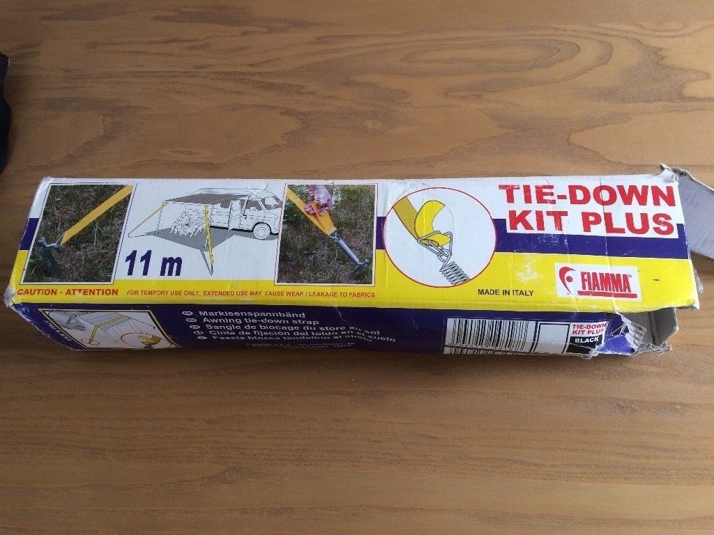 Fiamma Tie Down Kit - Yellow Strap