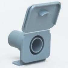 Hose Socket with flap 28mm