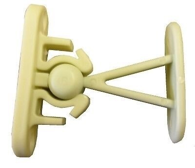 White Plastic Door Retainer