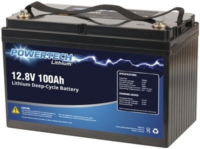 12.8V 100Ah Lithium Deep Cycle Battery