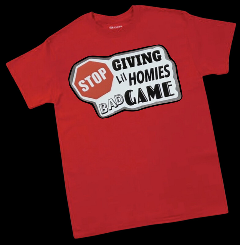 STOP BAD GAME SHIRT T-shirt Red