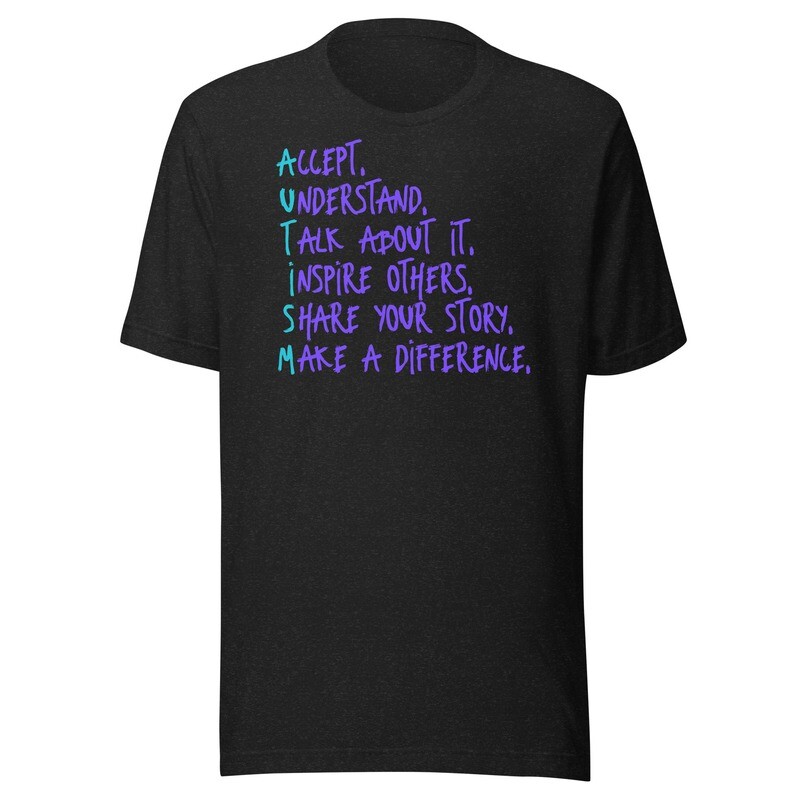 Autism Vertical Acronym