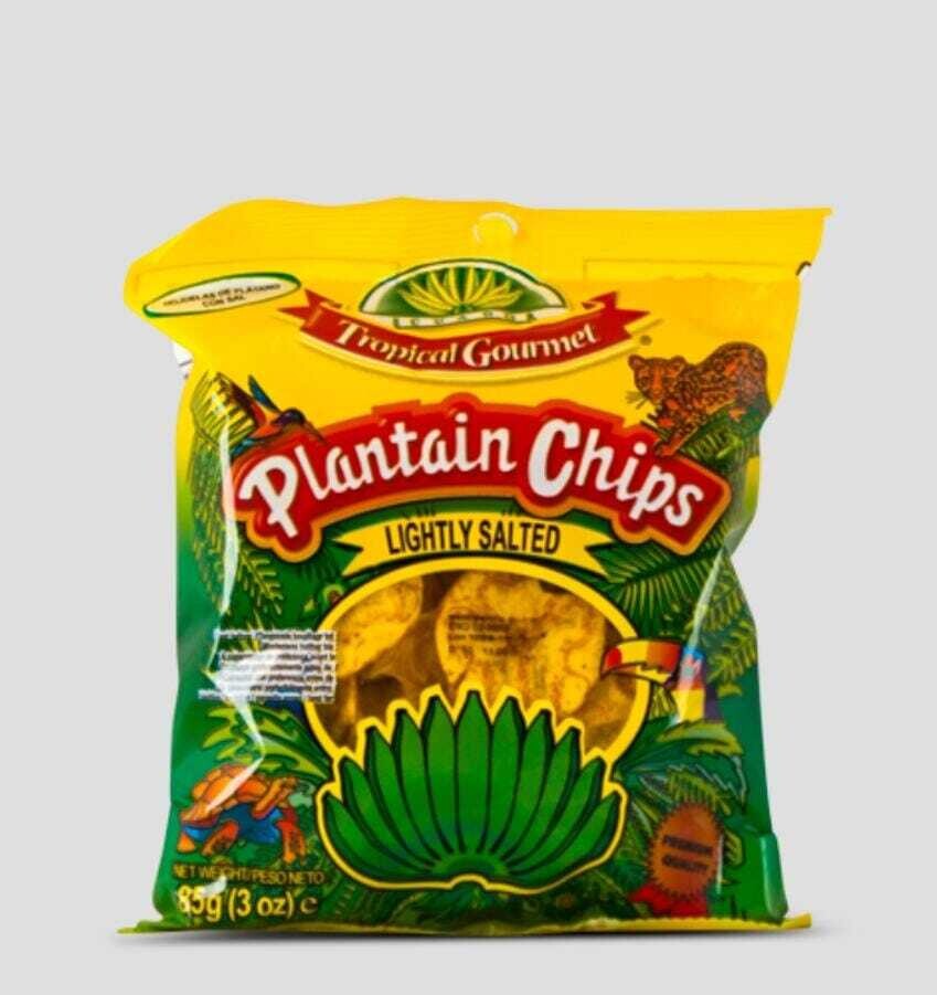 Tropical salted plantain chips