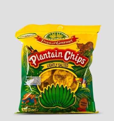Tropical salted plantain chips
