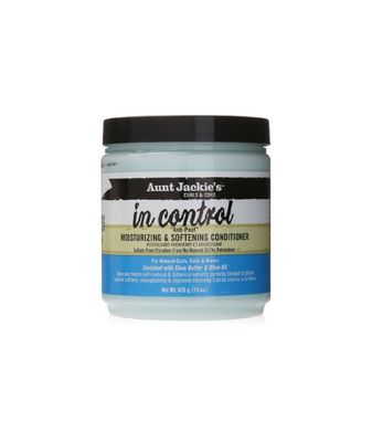 Aunt Jackie’s Curls &amp; Coils In Control Anti-Poof Moisturizing &amp; Softening Conditioner 15oz