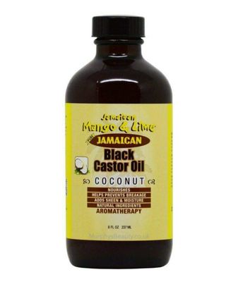 Jamaican Mango &amp; Lime Jamaican Black Castor Oil Coconut 8oz