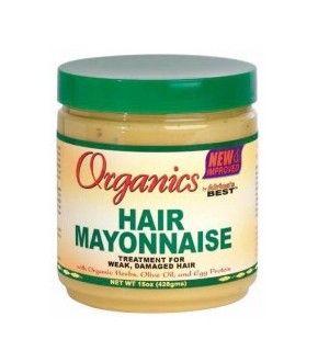 Africa’s Best Organics Olive Oil Hair Mayonnaise Weak Hair Treatment 15oz