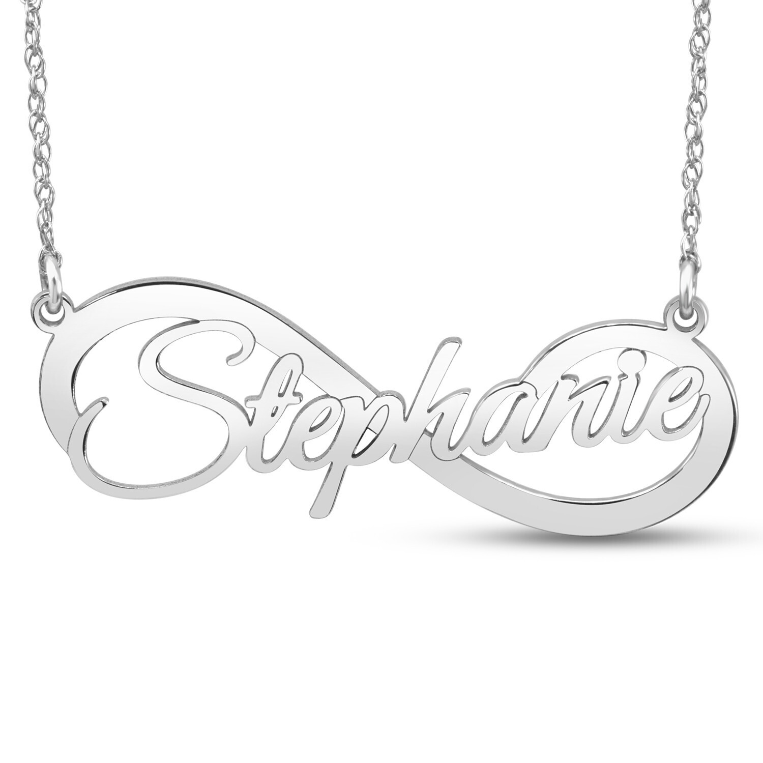 Infinity Name Necklace (1 Line)