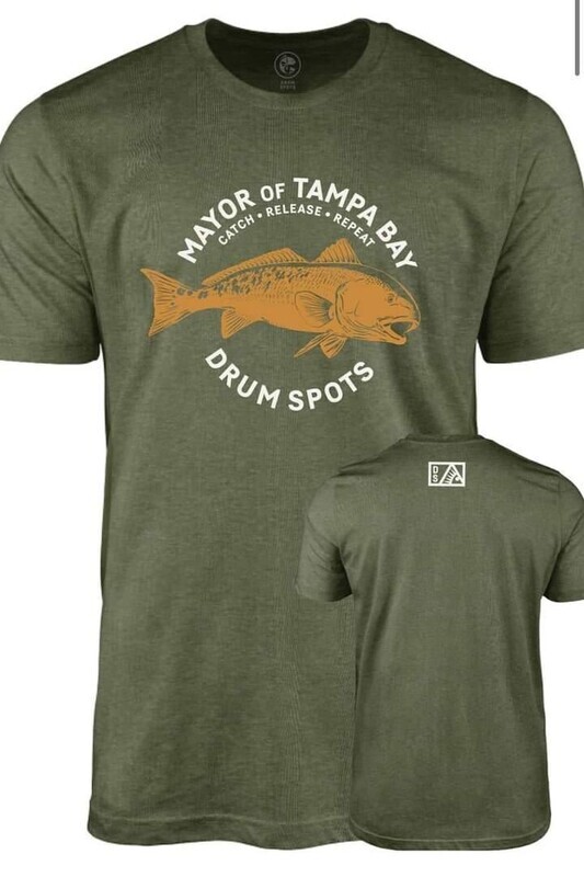 The Mayor Tee Shirt - Size S (Military Heather)