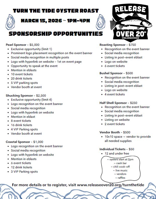 Turn the Tide Sponsorship (Multiple Options Available)