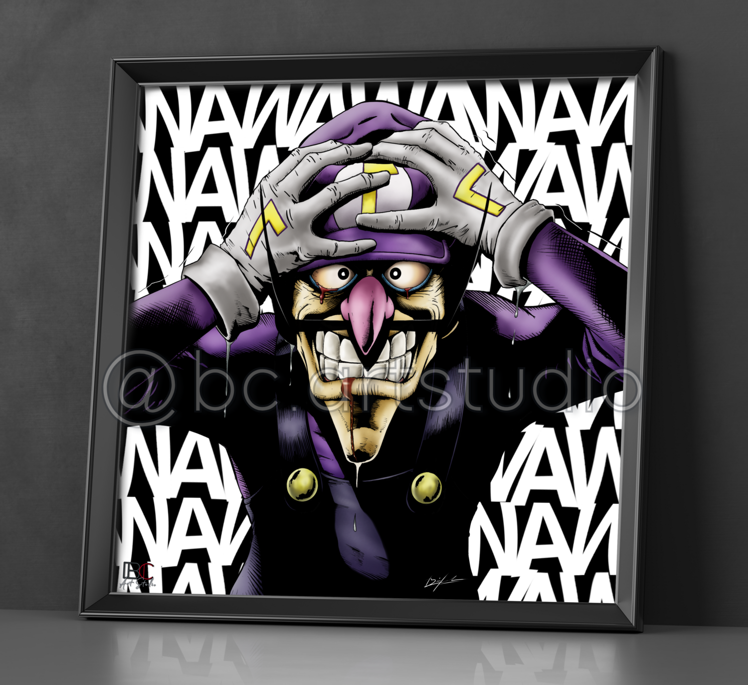 Waluigi (The Killing Joke) Drawing