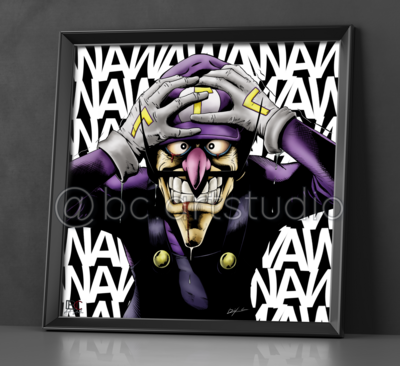 Waluigi (The Killing Joke) Drawing