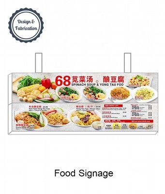 Food Signage Lightbox