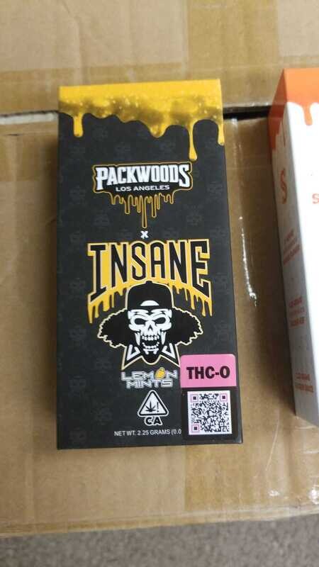 THC-O Packwoods 2 gram hand roll blunt with oil and kief