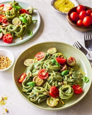 Mì Basil Alfredo