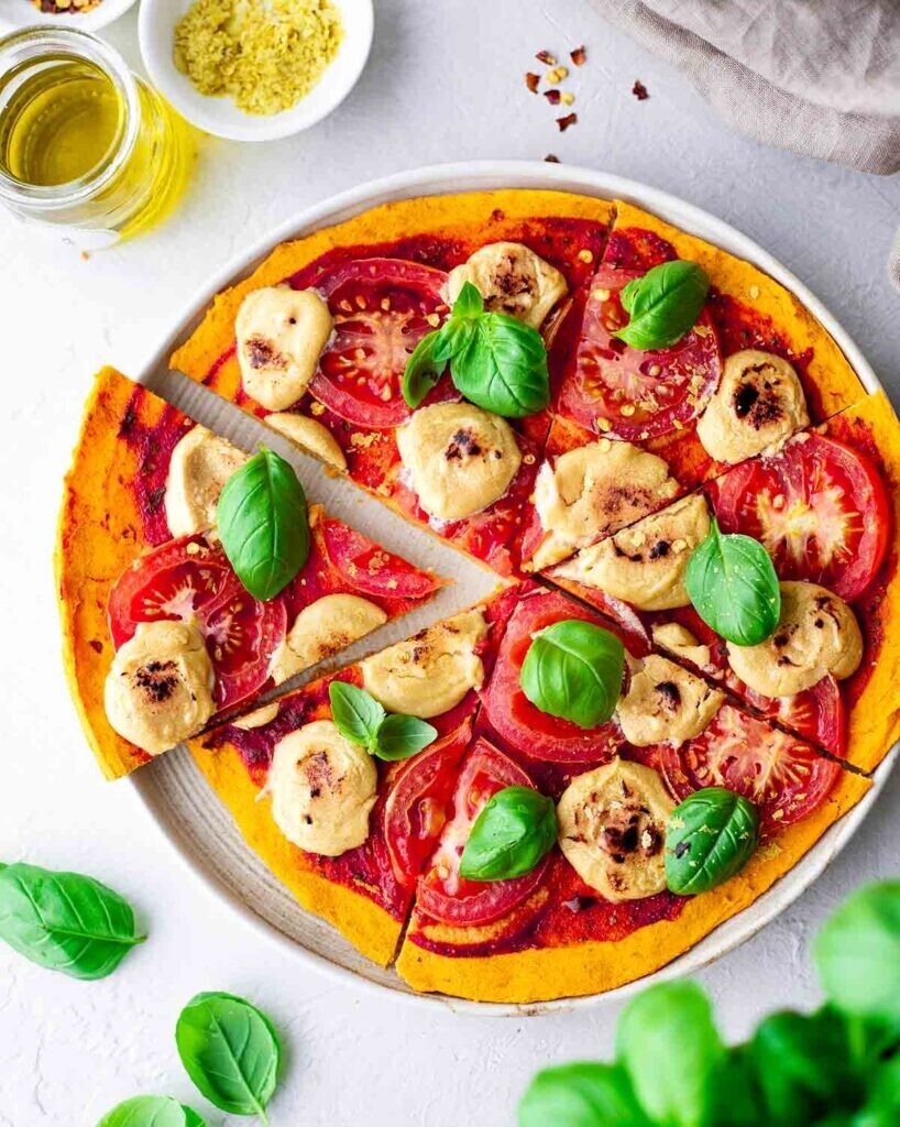Pizza Margherita thuần chay
