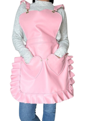 Ruffled Apron - Pink