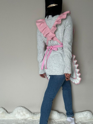 Ruffled Apron - Pink