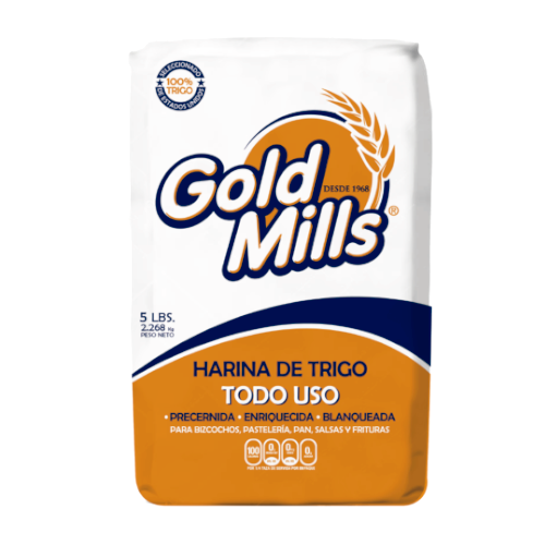 HARINA DE TRIGO GOLD MILLS 5LBS.