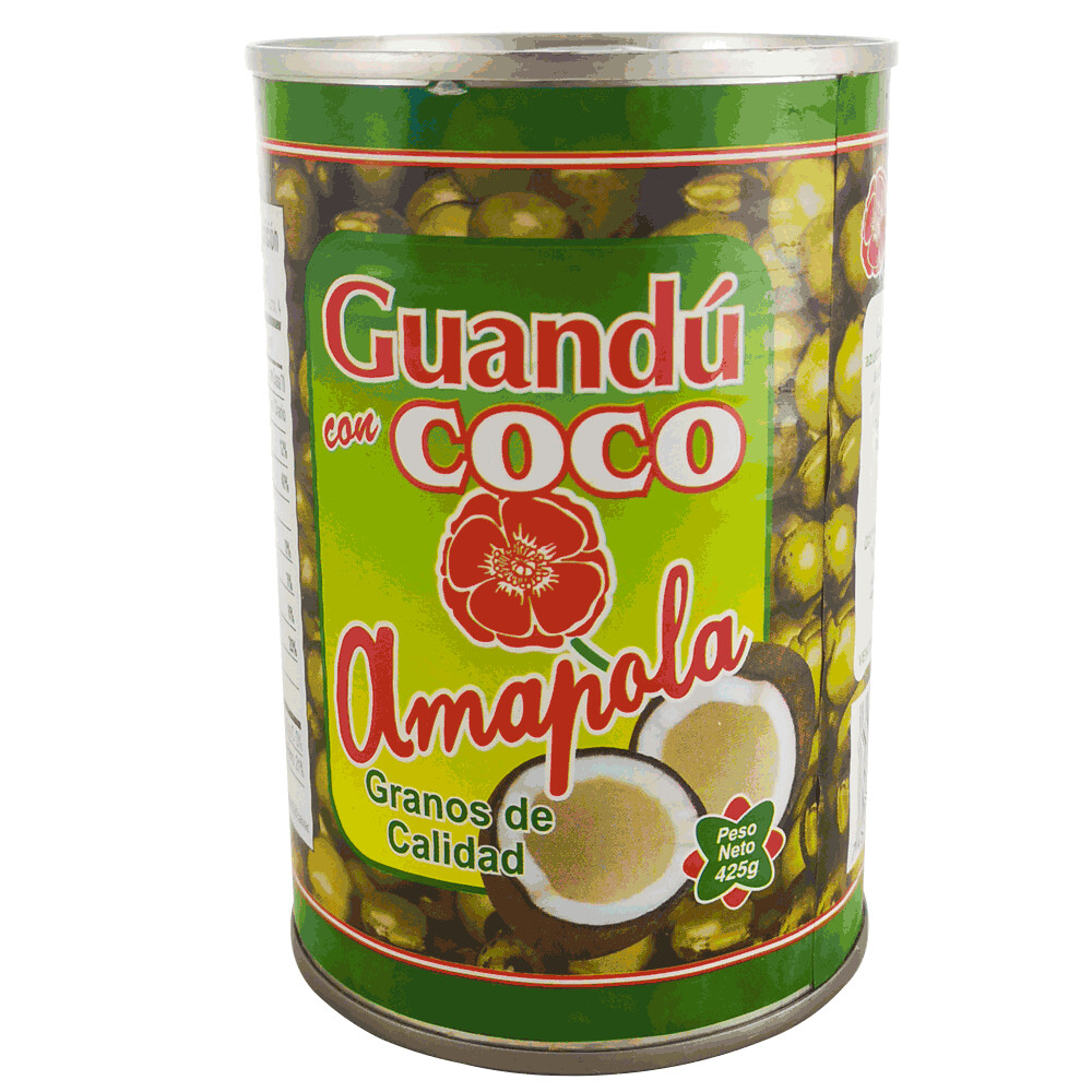 GUANDU CON COCO AMAPOLA 425GR