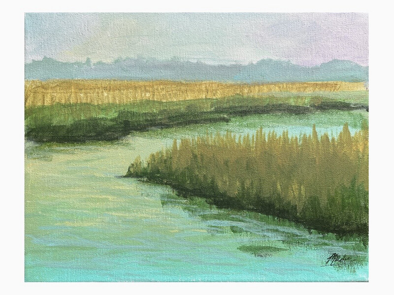 &quot;Golden Hour&quot; 10ix8 Canvas