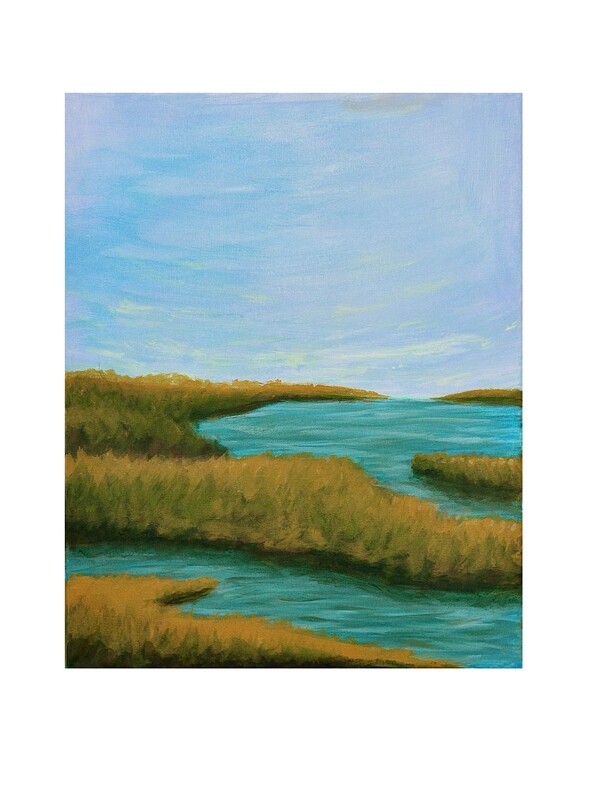 &quot;Marsh&quot; 19.5x15.5