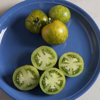 Tomato, heirloom, Green Zebra