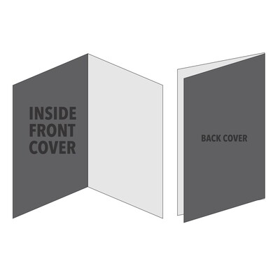 INSIDE FRONT OR BACK COVER