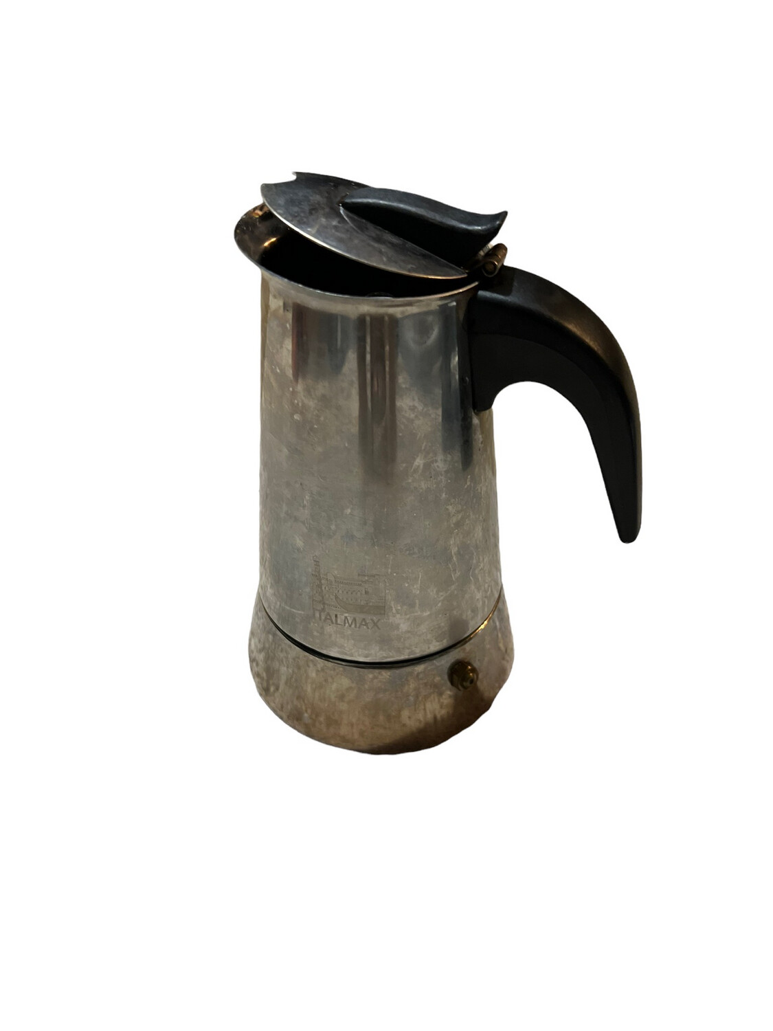 Vintage ITALMAX BELLA Stainless Steel Stovetop Espresso Coffee Maker 2 Cups