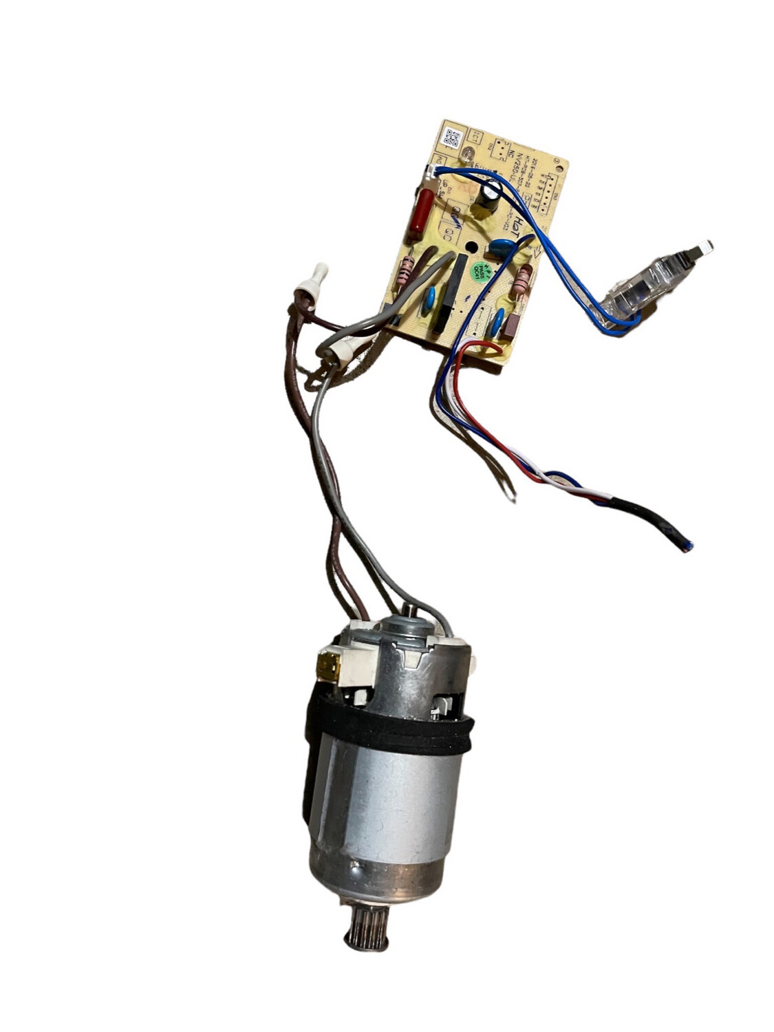 Shark Rotator Pet Plus NV255 Brushroll Motor with circuit board assembly