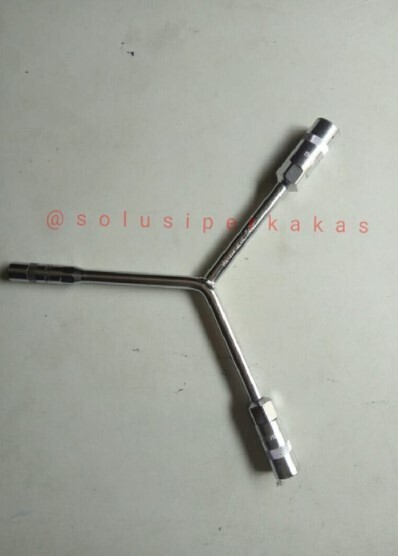 Kunci Sok Y Kunci Sock Y Vandanium Chrome 10 mm 12mm 14mm