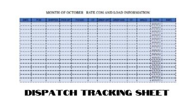 Dispatch Tracking Tool
