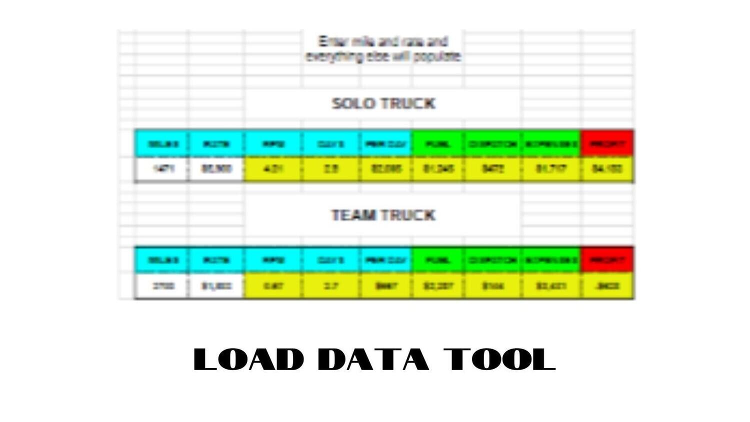 Load Data Tool