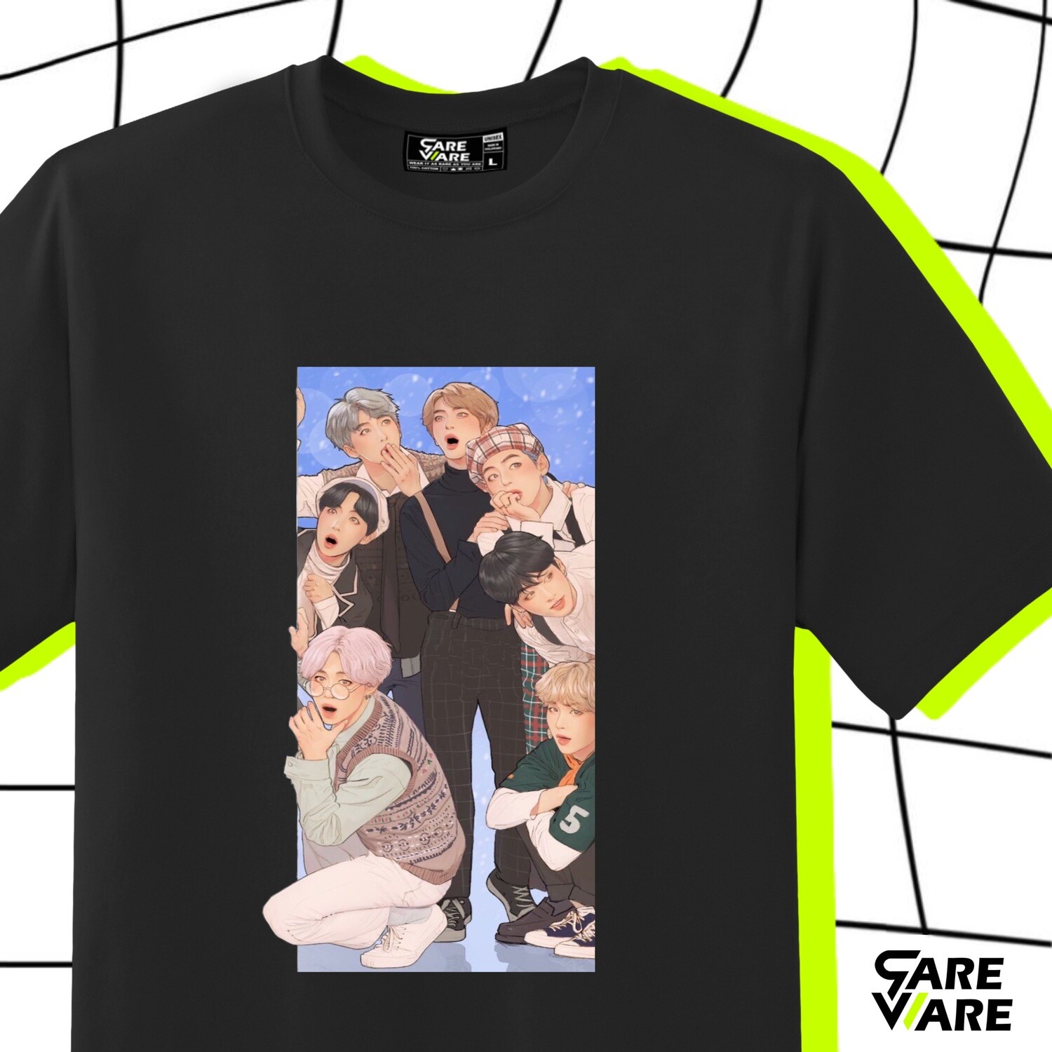 BTS Animated Graphic Shirt Day dream 1