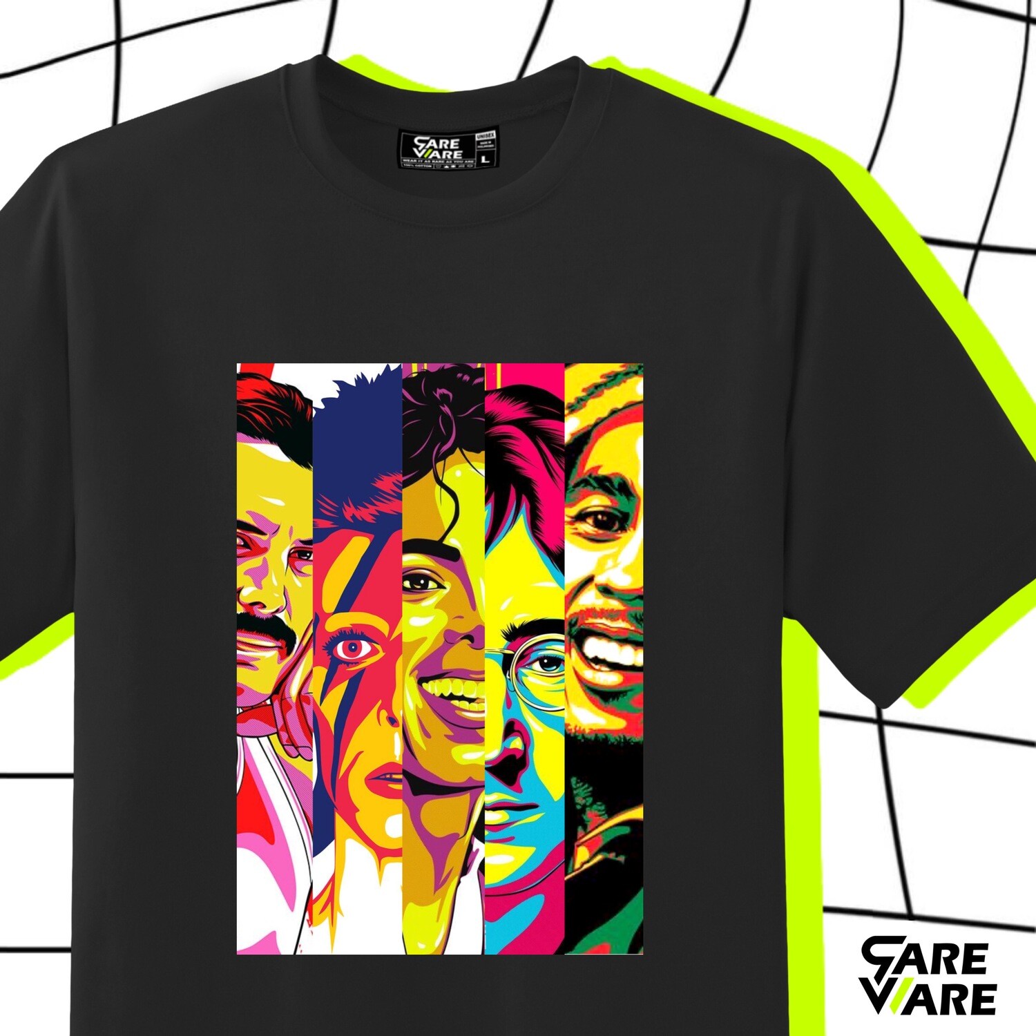 Veteran Artists Neon Graphic Shirt