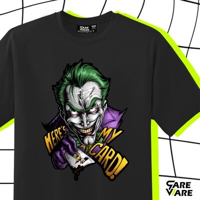JOKER &#39;&#39;Here&#39;s my card&quot; Graphic Shirt