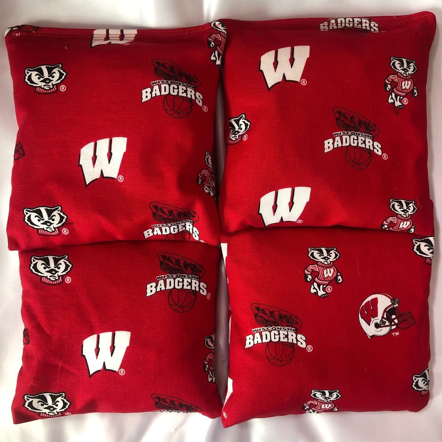 Wisconsin Badgers Set of 4 Bags