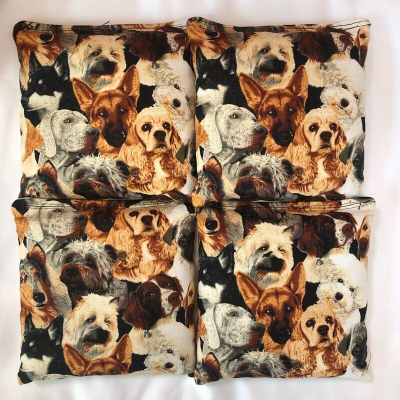 Dogs Set of 4 Bags