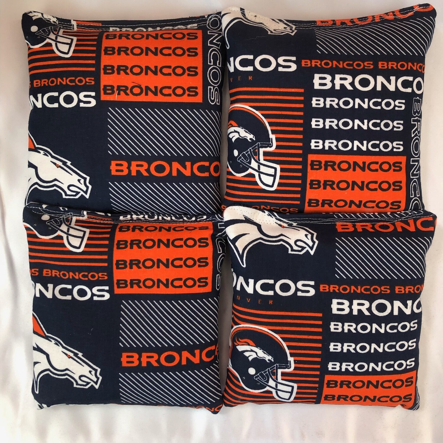 Denver Broncos Set of 4 Bags