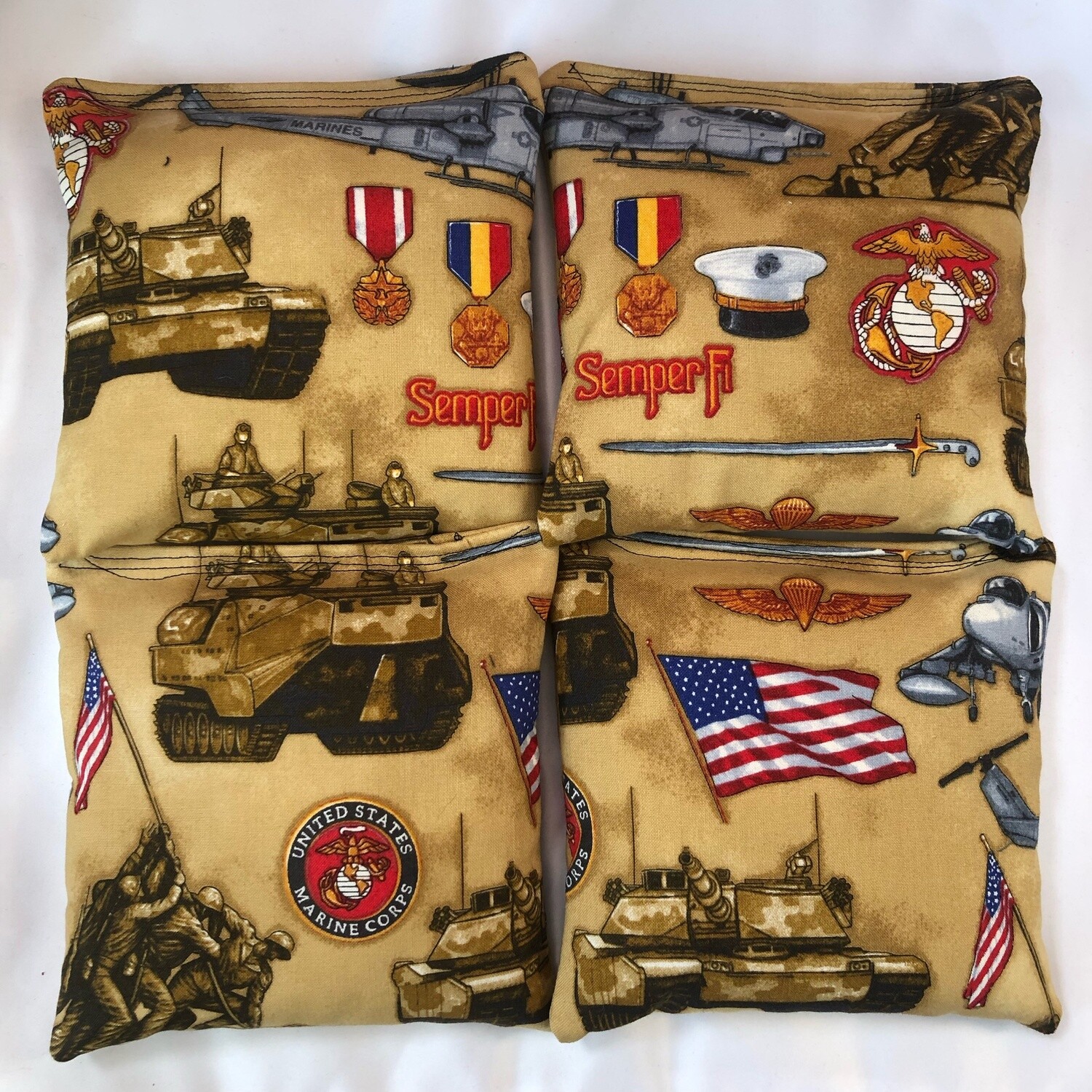 United States Marines Set of 4 Bags