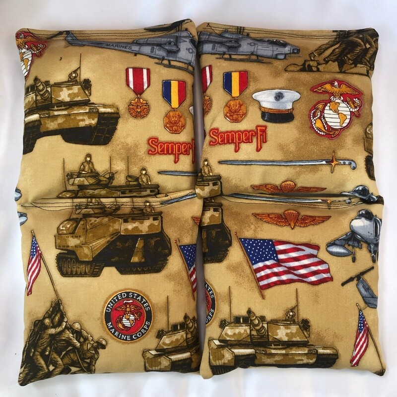 United States Marines Set of 4 Bags