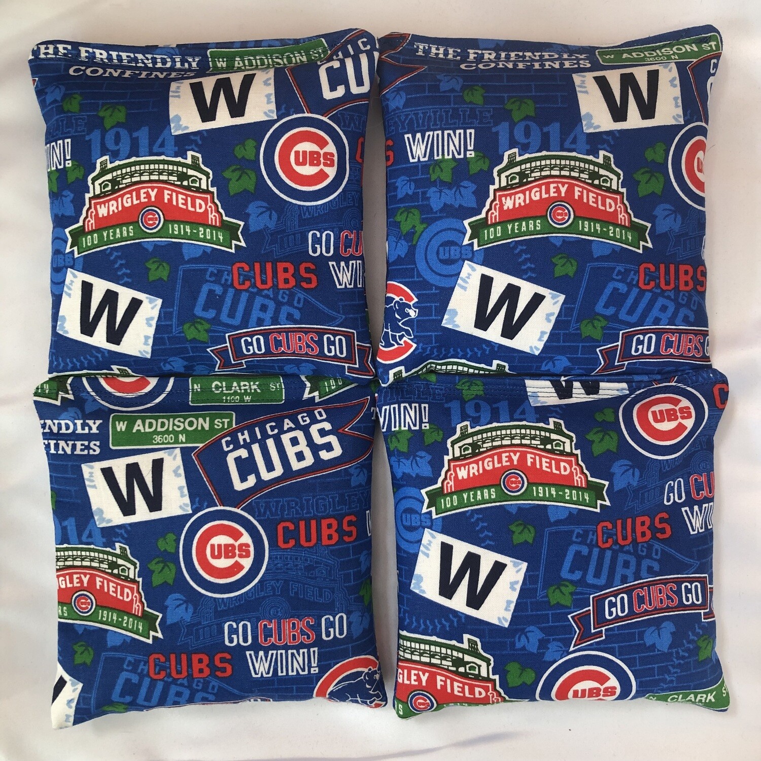 Chicago Cubs Set of 4 Bags