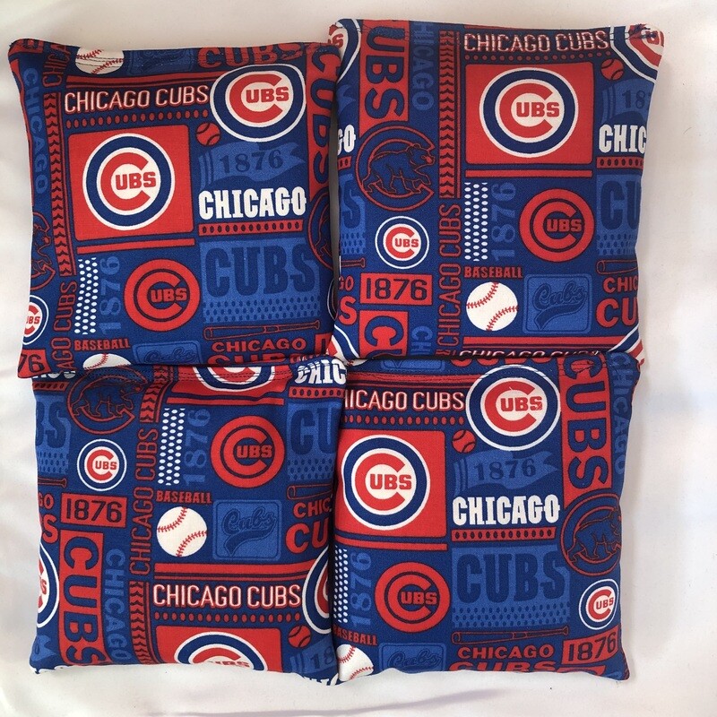 Chicago Cubs Set of 4 Bags