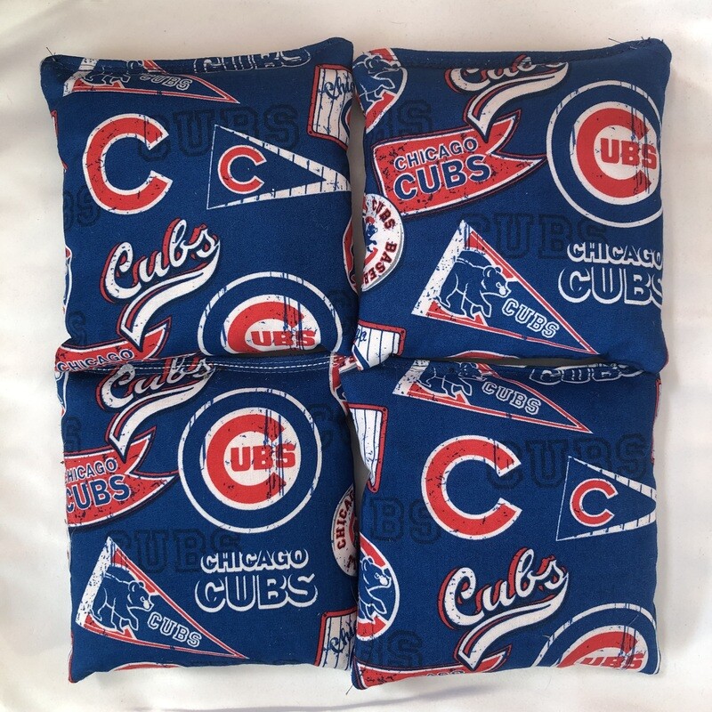 Chicago Cubs Set of 4 Bags